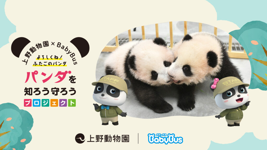 上野動物園×BabyBus 『よろしくね！ふたごのパンダ パンダを知